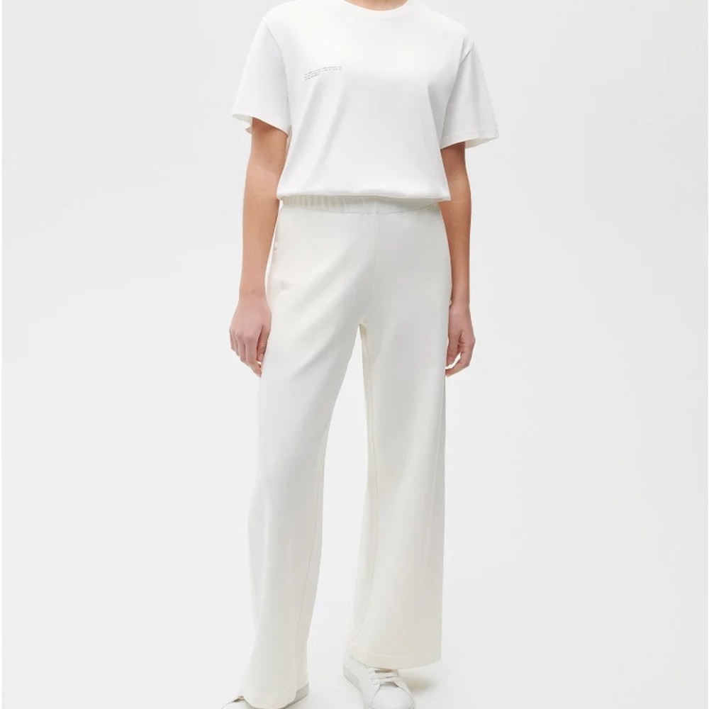 Wide leg pangaia organic cotton pants XS